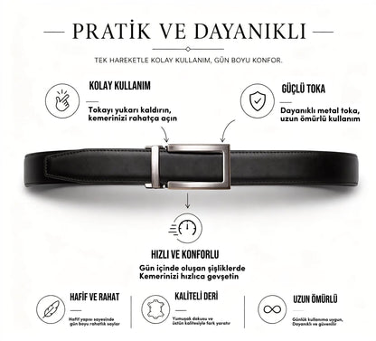 Velora Prestige Otomatik Deri Kemer